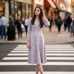 Elegant Floral Women's Dress